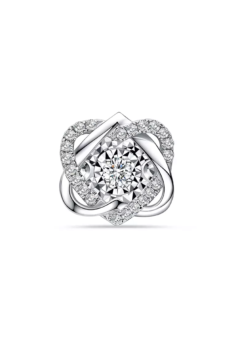 Dancing diamond outlet ring