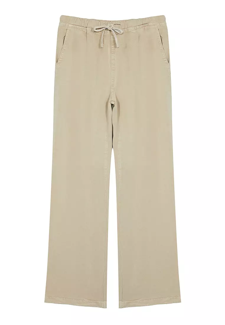 Lyocell High Waist Pants