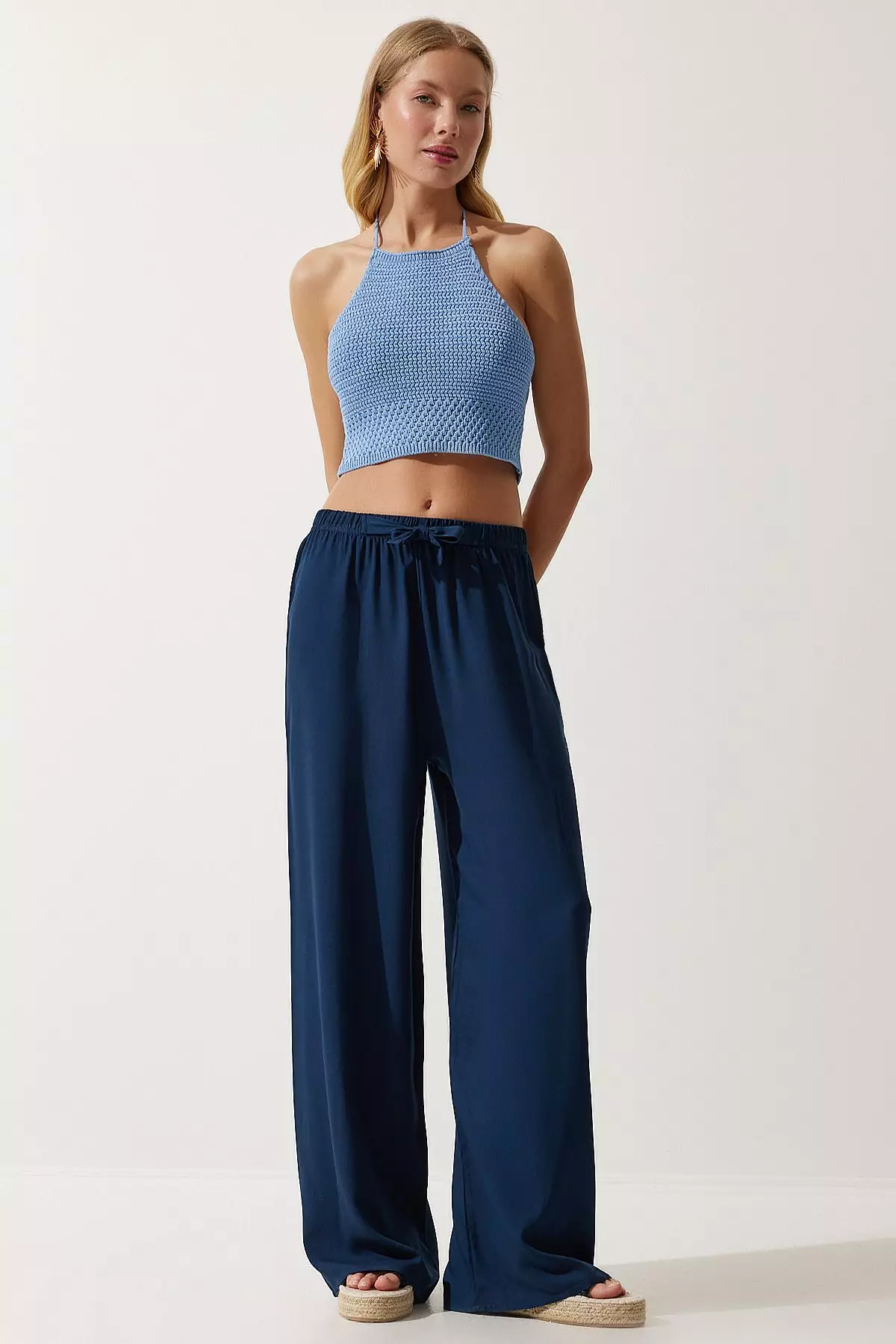 Wide Leg Trousers