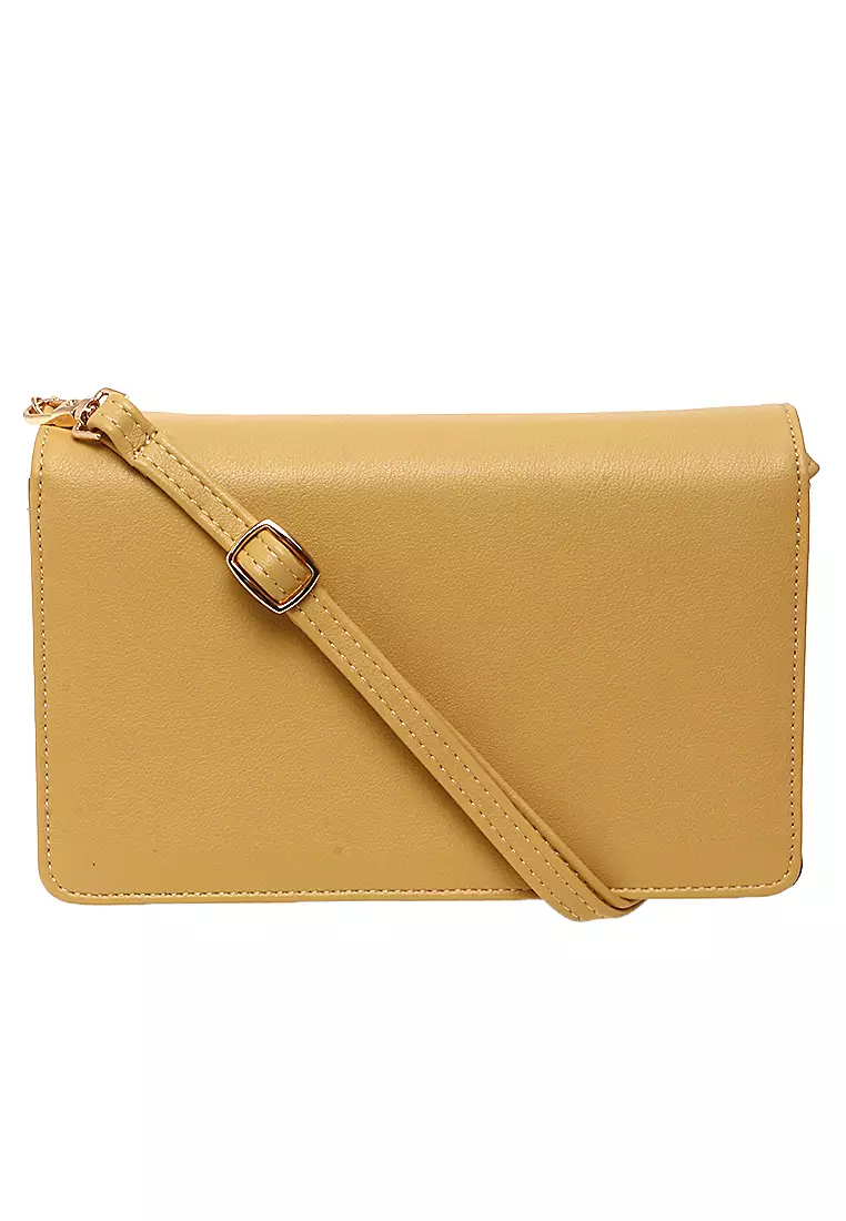 Sling Bag Tas Dompet Wanita Elegant Design Many Slot Material Leather Kulit ORIGINAL