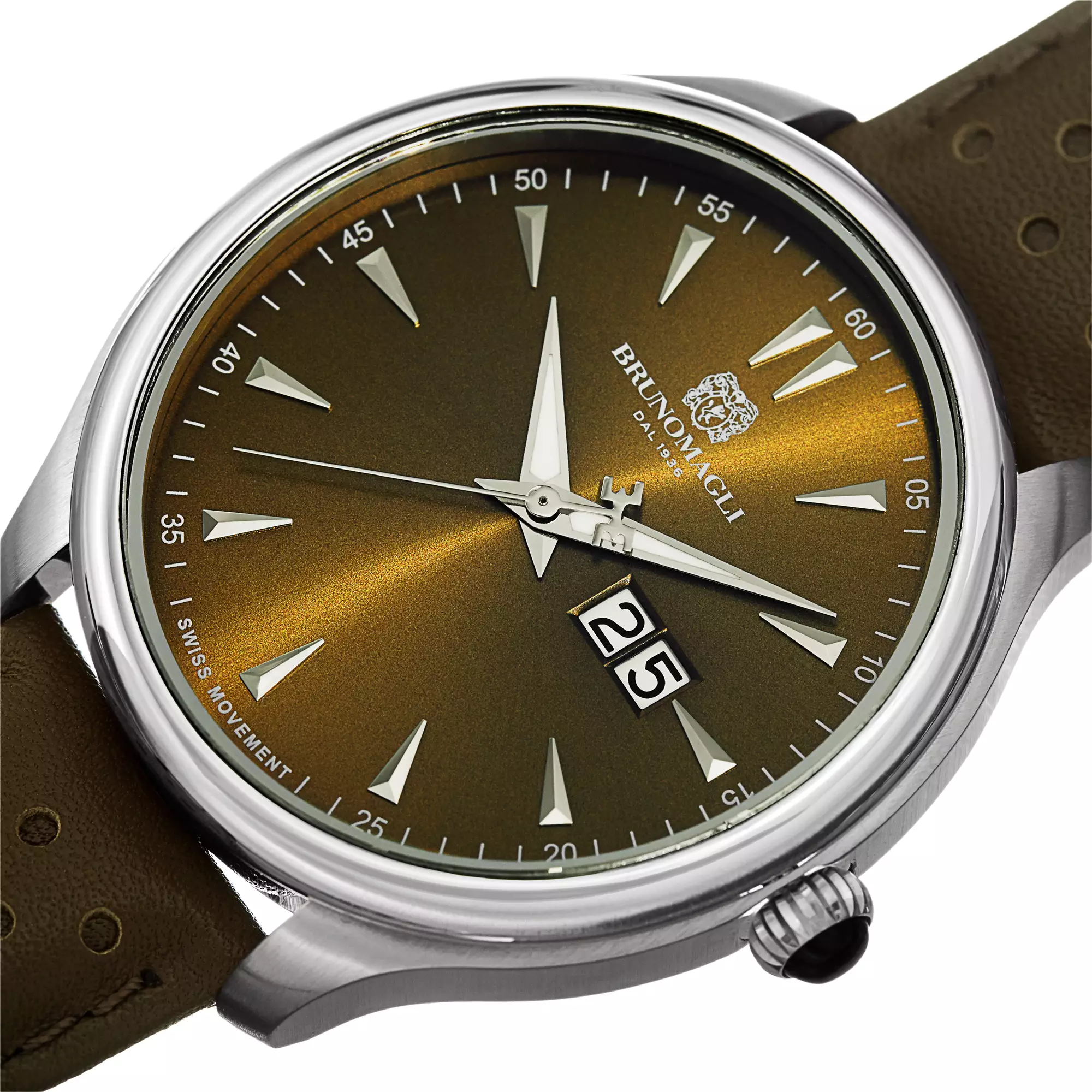 Bruno Magli Luca 1121 16.171121.SH Jam Tangan Pria