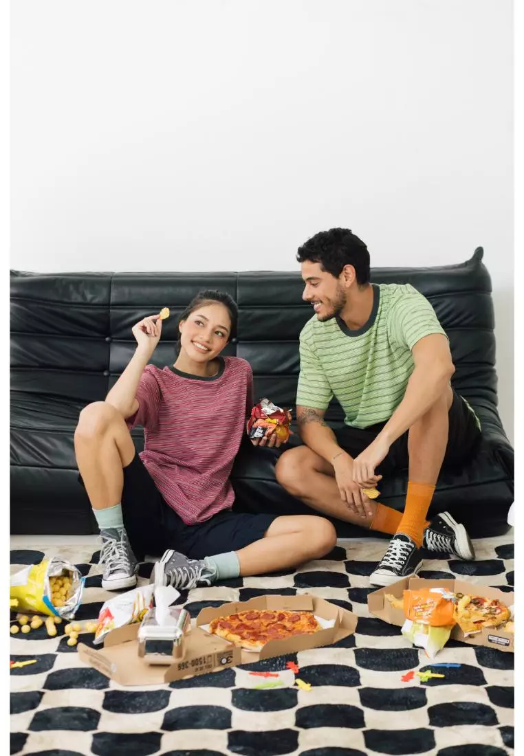 RBJ Celana Pendek Karet Polos Cotton Dark Army Pria