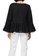 REPLAY black Essential linen shirt with frills 83E48AA08CAFE4GS_2