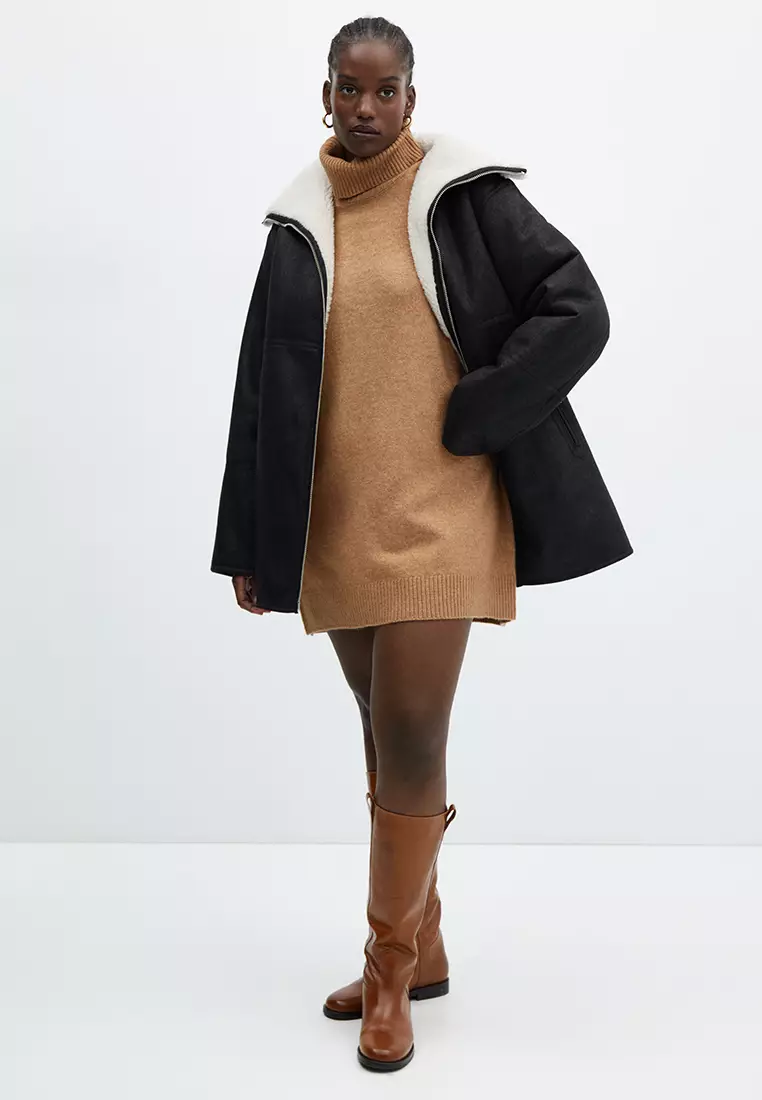 Buy Mango Faux Shearling Coat 2024 Online ZALORA Singapore