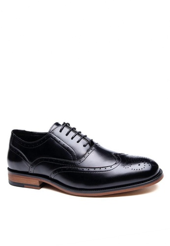 Twenty Eight Shoes black Bourbon Leather Classic Oxford 7528P 4B91ESHBC436EDGS_1