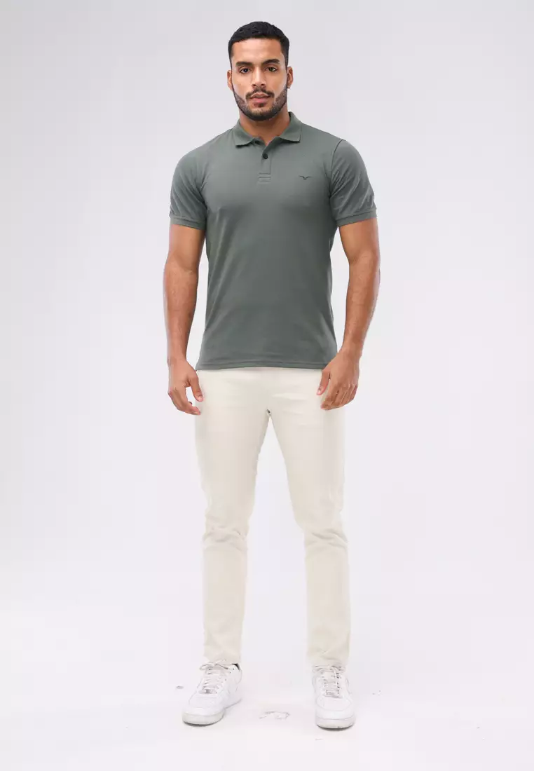 Cvc Collared Shirt Pique