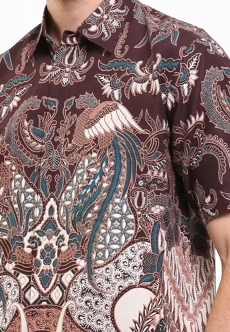 Jaden Shirt Kemeja Batik Katun Lengan Pendek