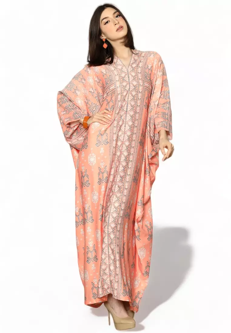 Kanzi Exclusive Long Sleeve Songket Kaftan