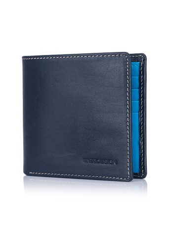 Italian Leather Streetcasual Bi Fold Wallet 10 Card Slots - 