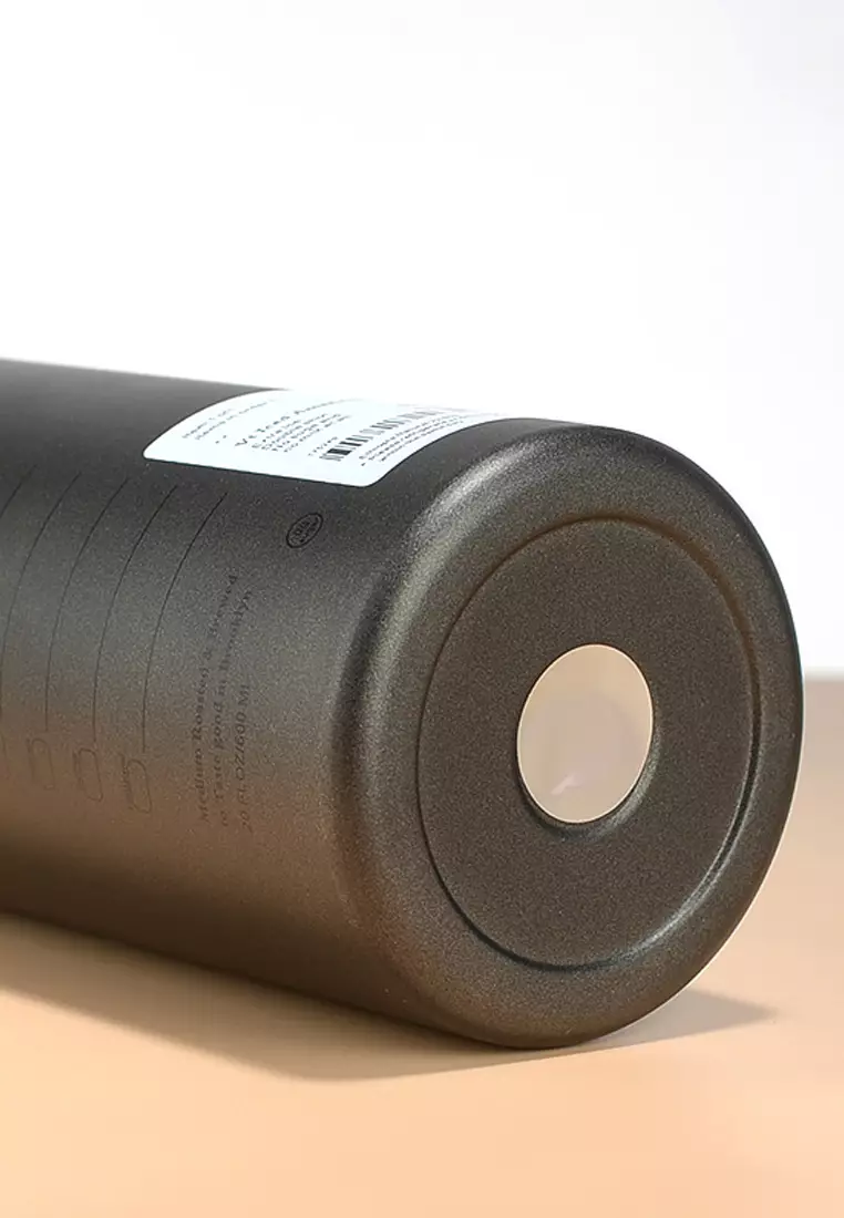 Wakakids Termos Coffee & Tea Stainless Steel Gelas Mug Tumbler Aesthetic Casual Free Sedotan 600ml K1183 Venhs Abu