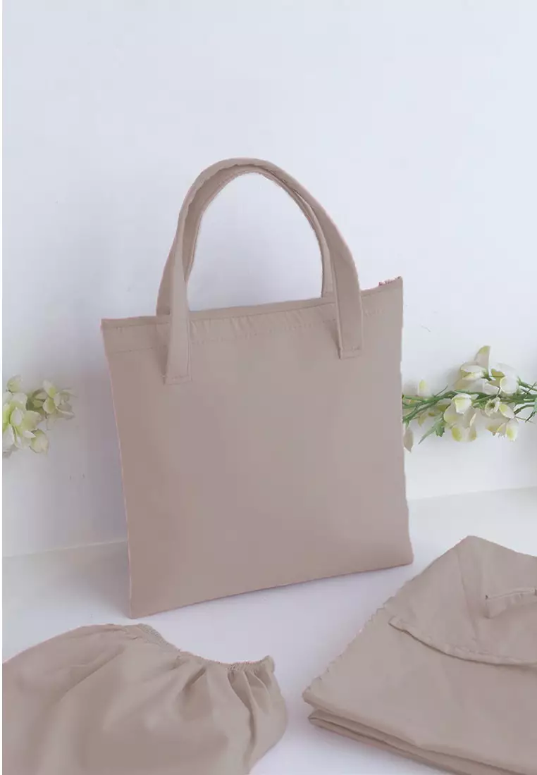 Zelena - Mukena Basic Sabira Lasercut 2in1 Prayer Set - Paud