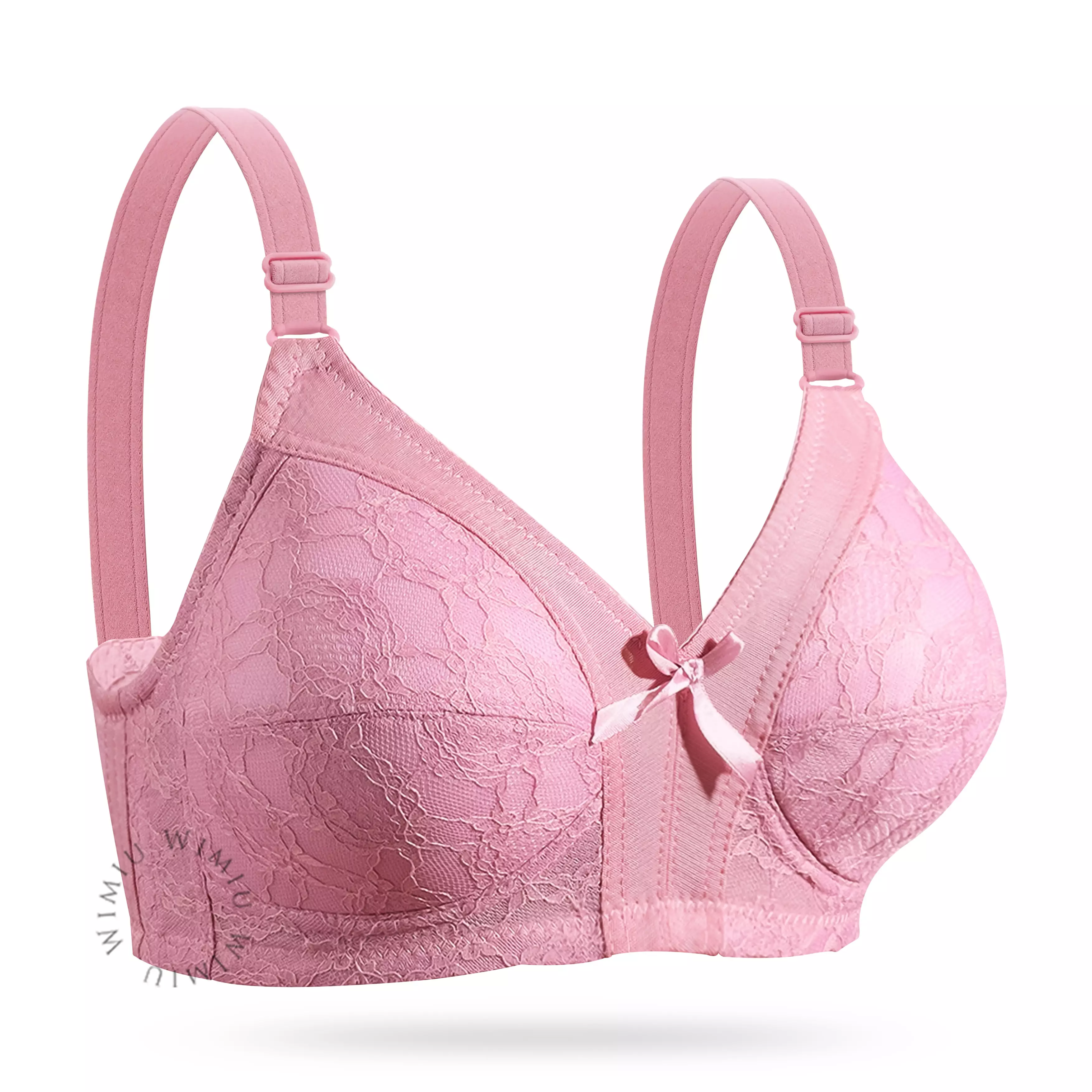 Wimiu BH Bra Wanita Cup C D Jumbo Tanpa Busa Tanpa Kawat Bra Beha 100171