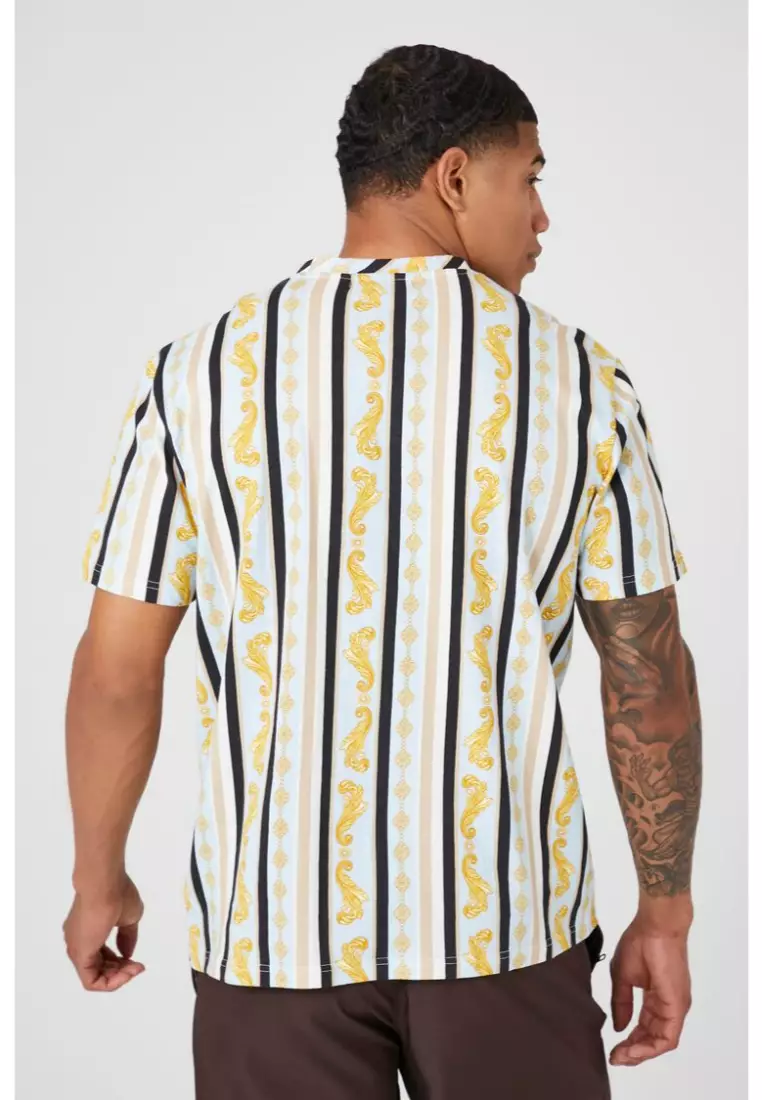 Black and white vertical striped shirt forever 21 sale