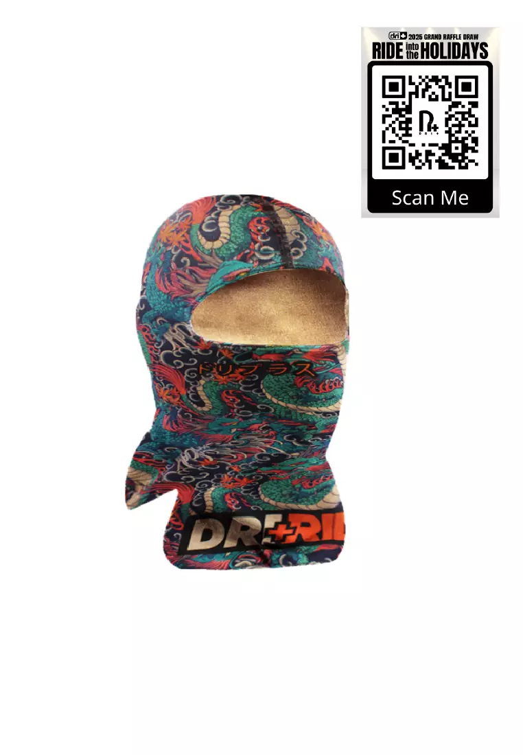 Dri Plus Men's Doripurasu Washable Multi-Functional Moisture Wicking Balaclava 1 pc DMGRAPBALA1201
