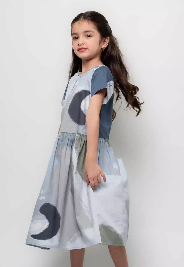 Treehouse Stephanie Dress In  Abstract Print