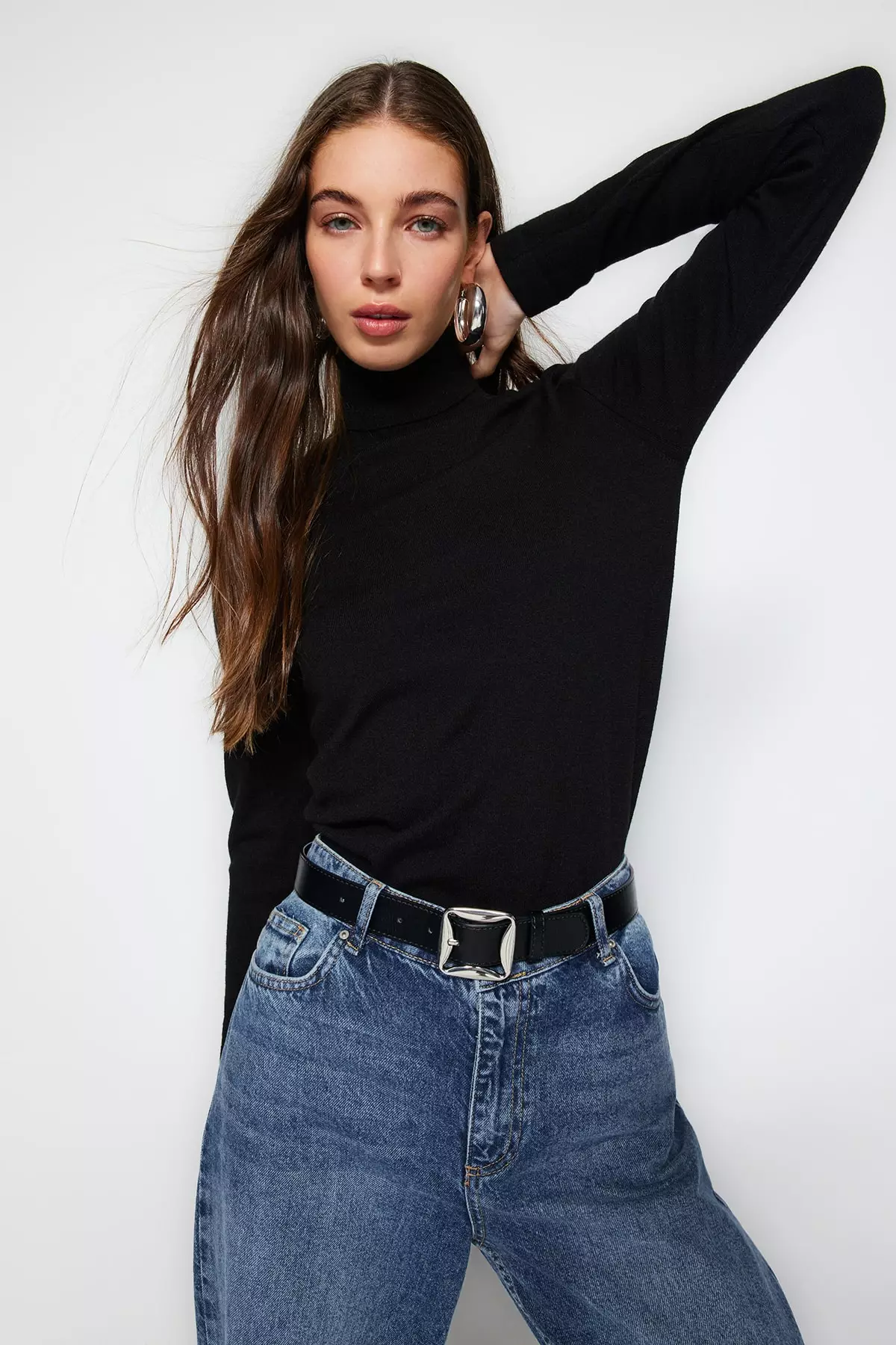 Basic Turtleneck Knitwear Sweater