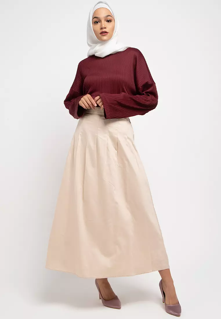 GENA SKIRT IN CREAM