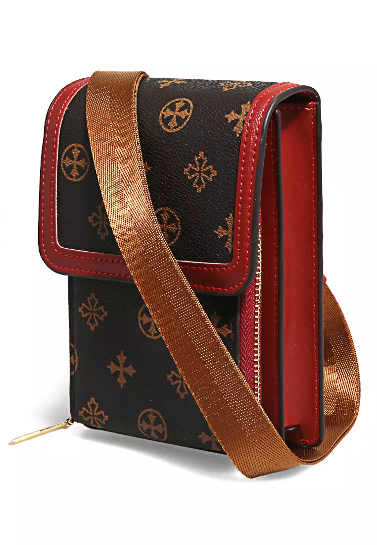 Tas Selempang Wanita Sling Bag Elegant Design Many Pocket Material Leather ORIGINAL