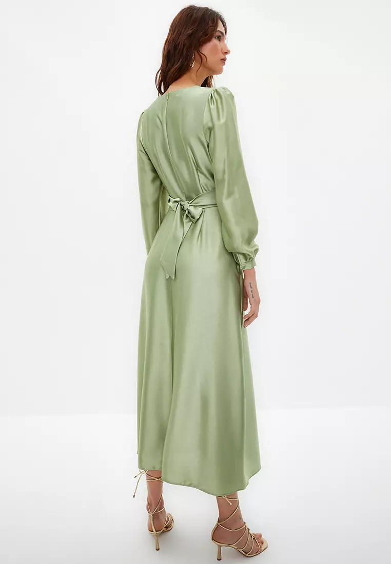 Modest cheap wrap dress