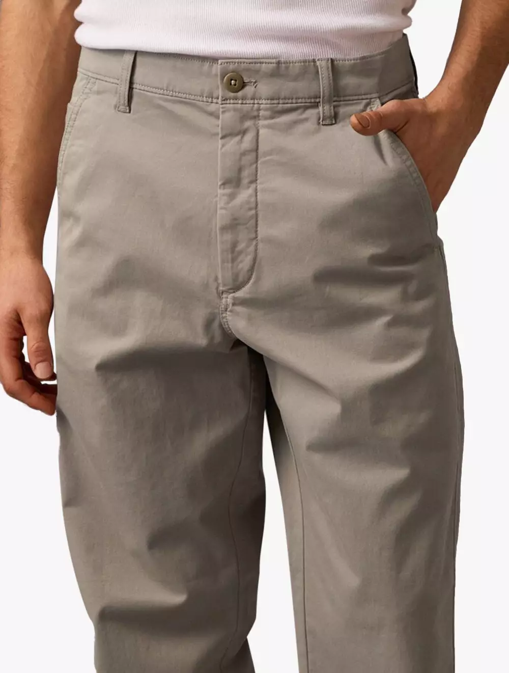 Calvin Klein - 90s Straight Twill Pants - Green