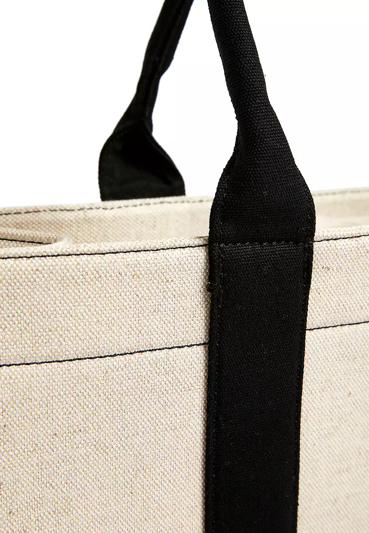 Canvas Structured Tote Bag