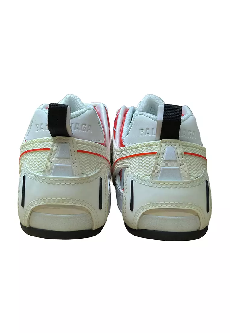 備受喜愛的 Balenciaga 女款「Drive」運動鞋，紅色/白色 - O1-624344-W2FD1-6019-37