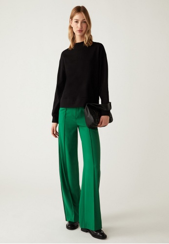 MARKS u0026 SPENCER Side Stripe Wide Leg Trousers | ZALORA Philippines