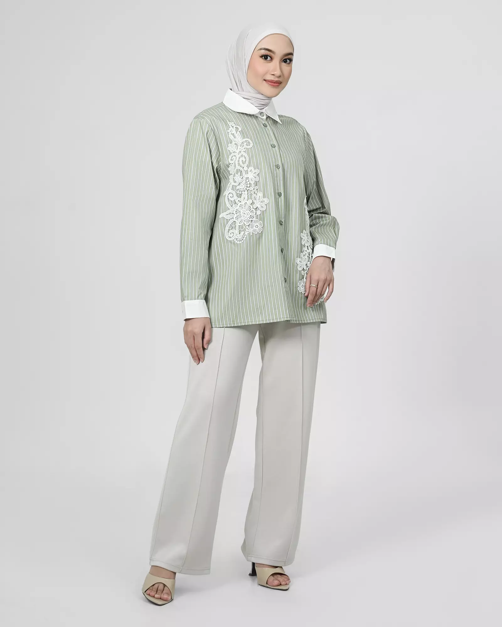 Geulis.id SHEA SHIRT - SAGE
