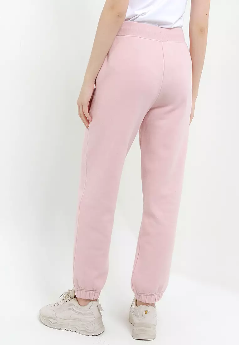 Cotton Rich Drawstring Cuffed Joggers