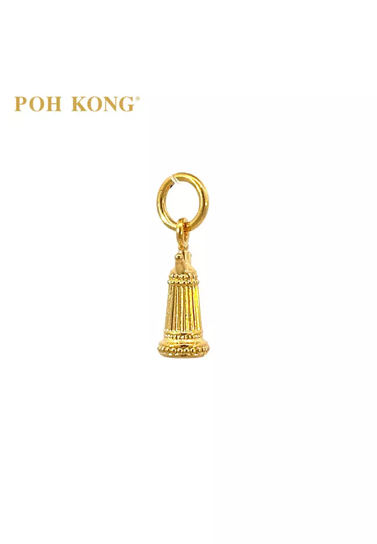 POH KONG 916/22K Yellow Gold Chess Pendant