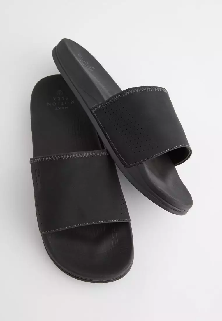 Next mens deals leather slippers