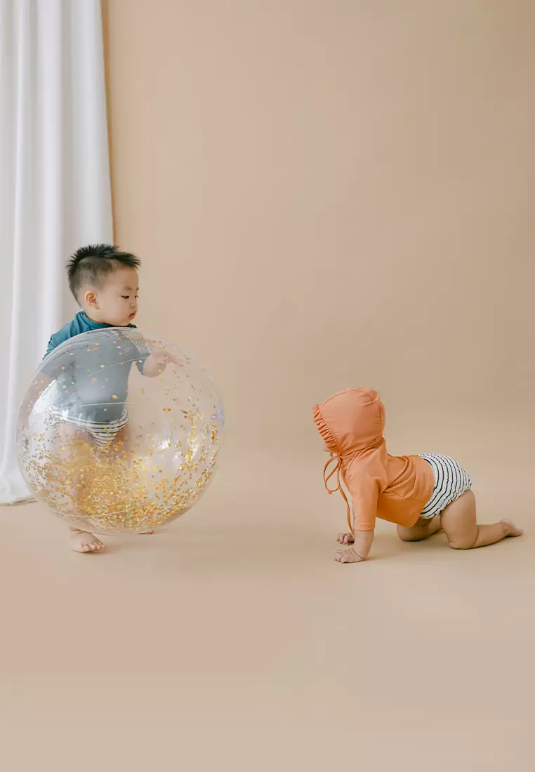 Soleil Baby Unisex Top & Swim Diapers - Caramel Top