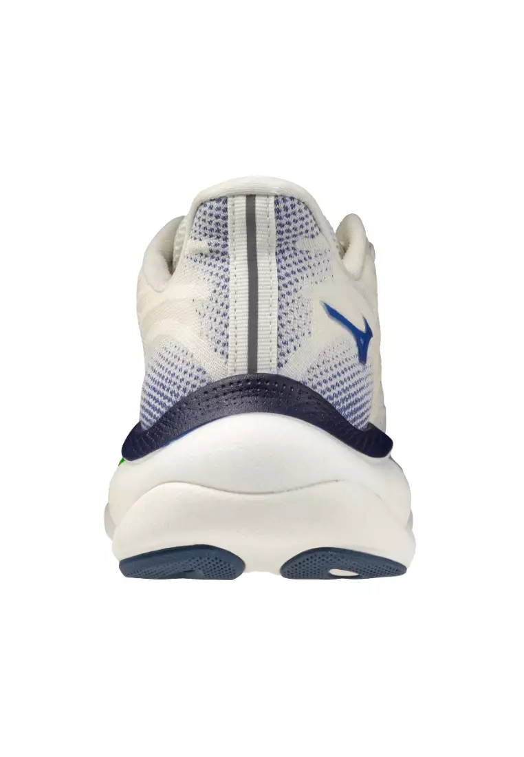 Wave Sky 9 Men's Running Shoe Snow White/Surf the Web/Lightning Yellow