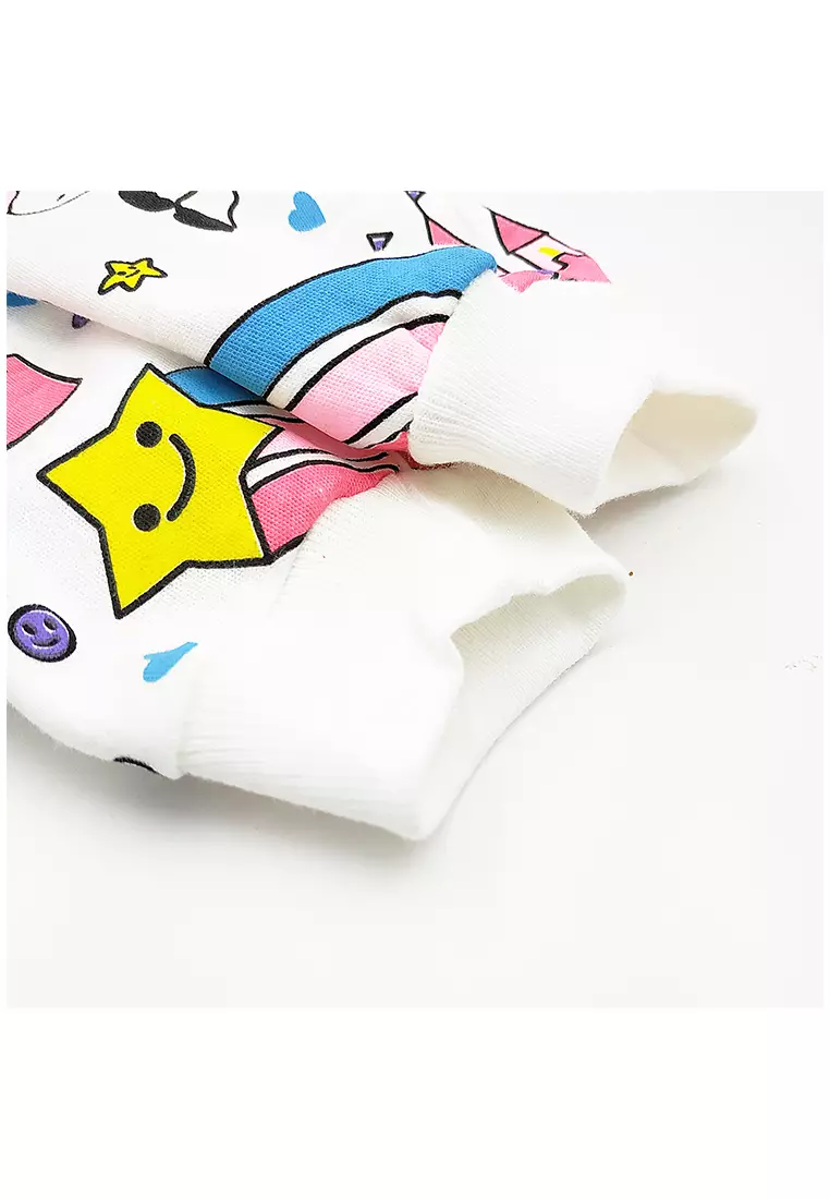 Skabe Setelan Piyama Bayi Anak Perempuan Unicorn 3453