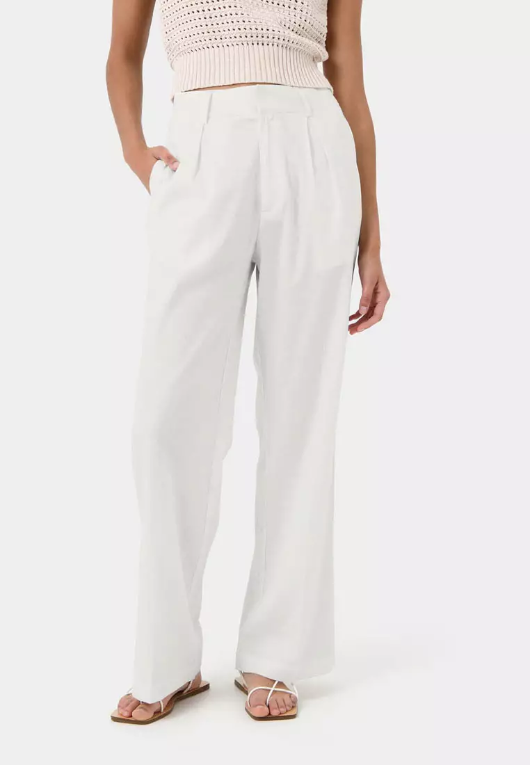 Perry Linen Tailored Pants