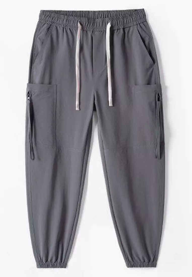 Drawstring Slim Jogger Pants