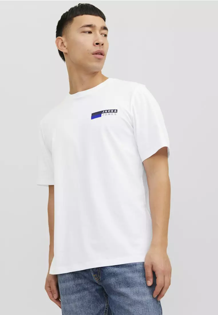 Short Sleeve Crew Neck Logo Tee