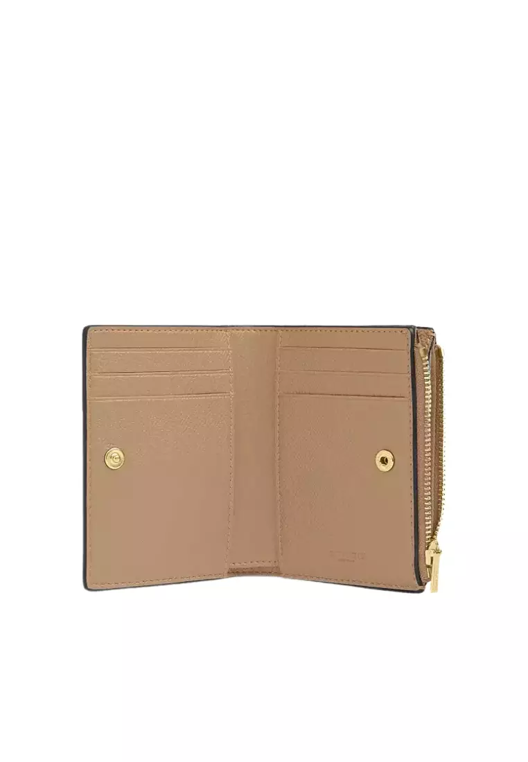 Coach Bifold Wallet In Taupe CR983
