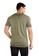 REPLAY green REPLAY USED-EFFECT T-SHIRT WITH PRINT 2B1DEAA34128BEGS_3
