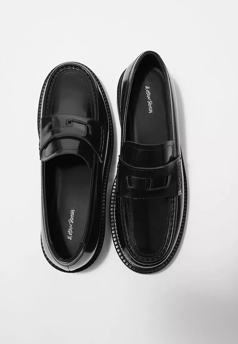 Chunky Leather Loafers