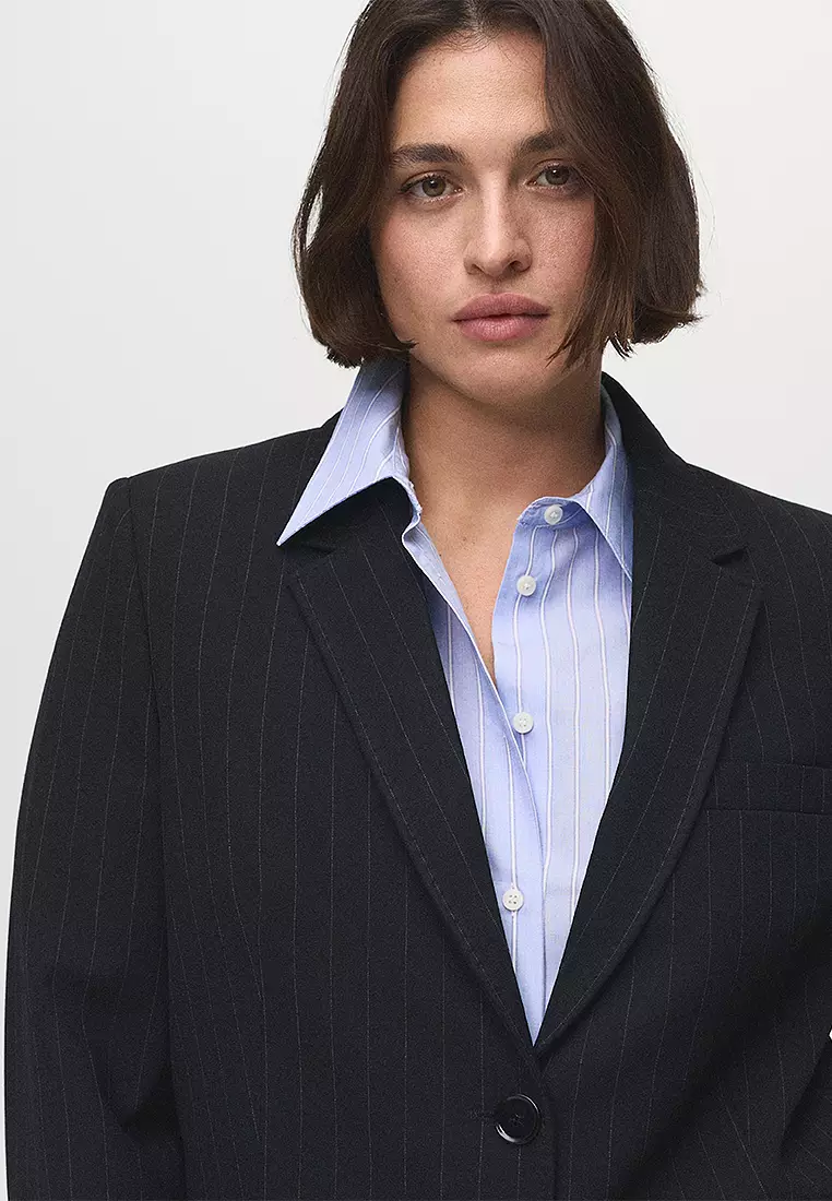 Straight-Fit Suit Jacket