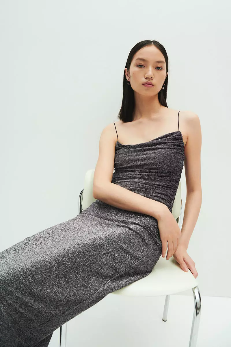 Buy H&M Glittery strappy dress Online | ZALORA Malaysia
