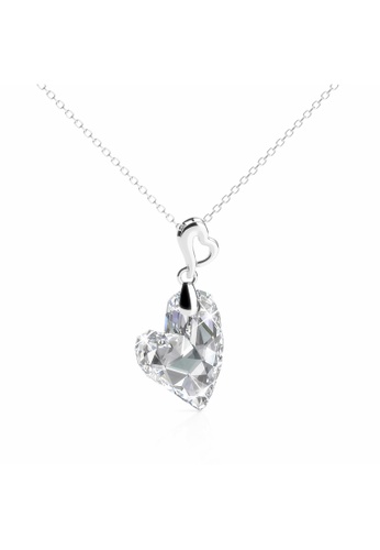 Her Jewellery silver ON SALES - Her Jewellery Purely Heart Pendant (White) with Premium Grade Crystals from Austria HE581AC0RAZ2MY_1