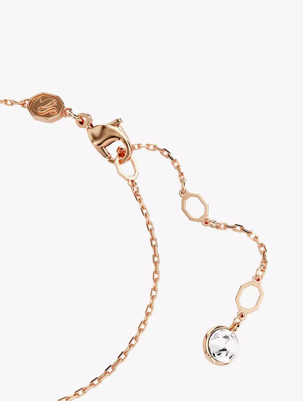 Connexus Bracelet, Mixed Cuts, Heart, Pink, Mixed Metal Finish