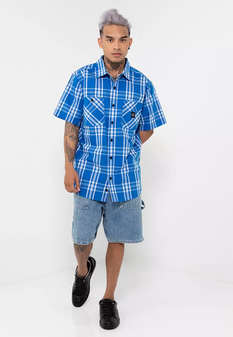 Harley-Davidson Short Sleeve Plaid Shirt