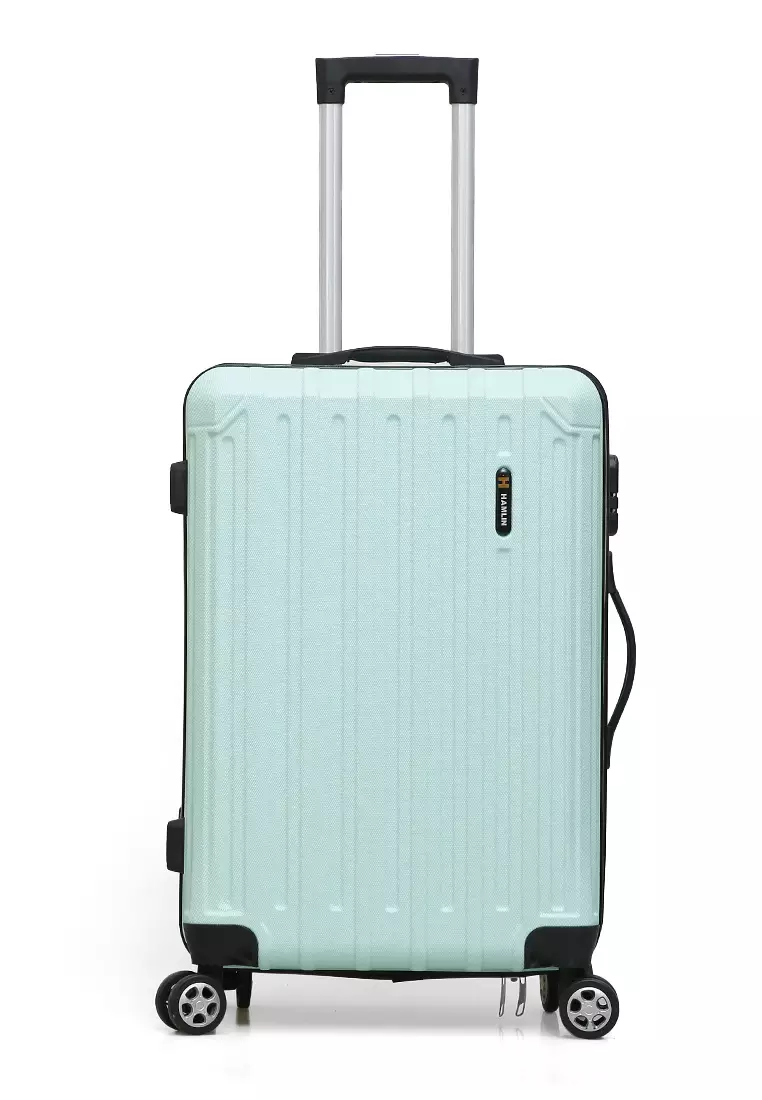 Isvara Tas Koper Hardcase Unisex One Set Suitcase Number Code Combination Lock Large Compartment Material ABS+PVC Coated ORIGINAL - Mint