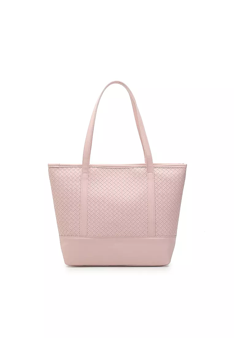 Women's Tote Bag / Shoulder Bag / Top Handle Bag - Pink