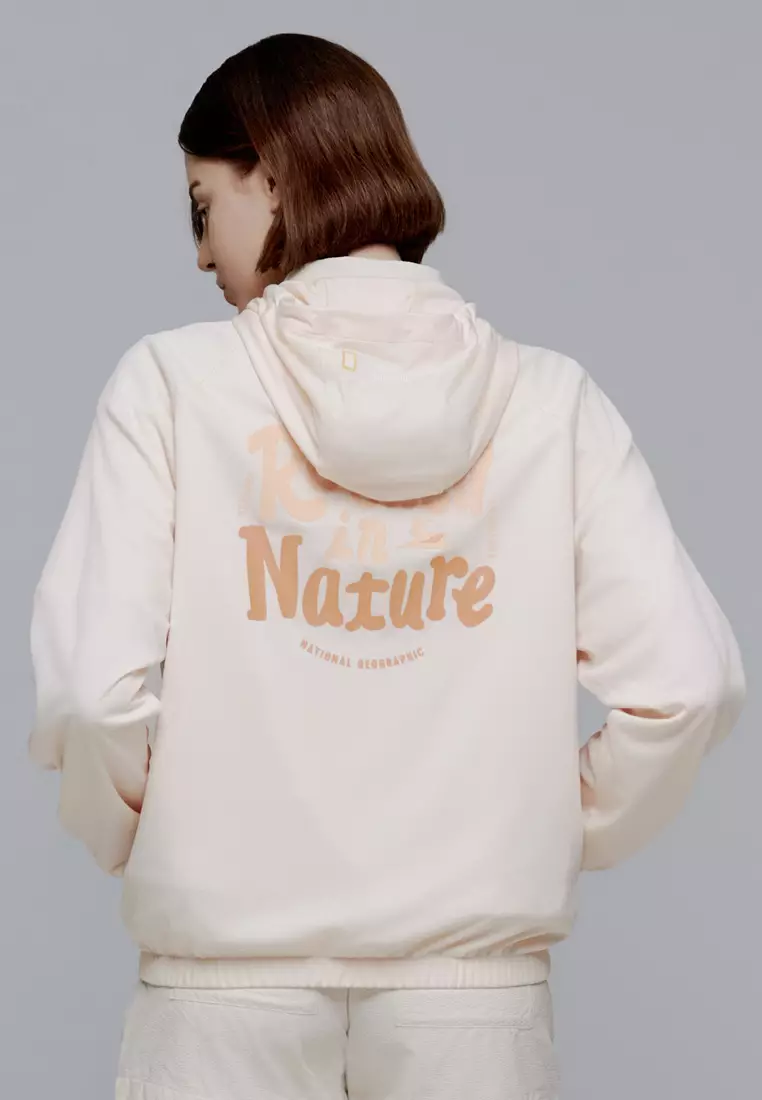 Women's Graphic Mesh Zip Up Jacket