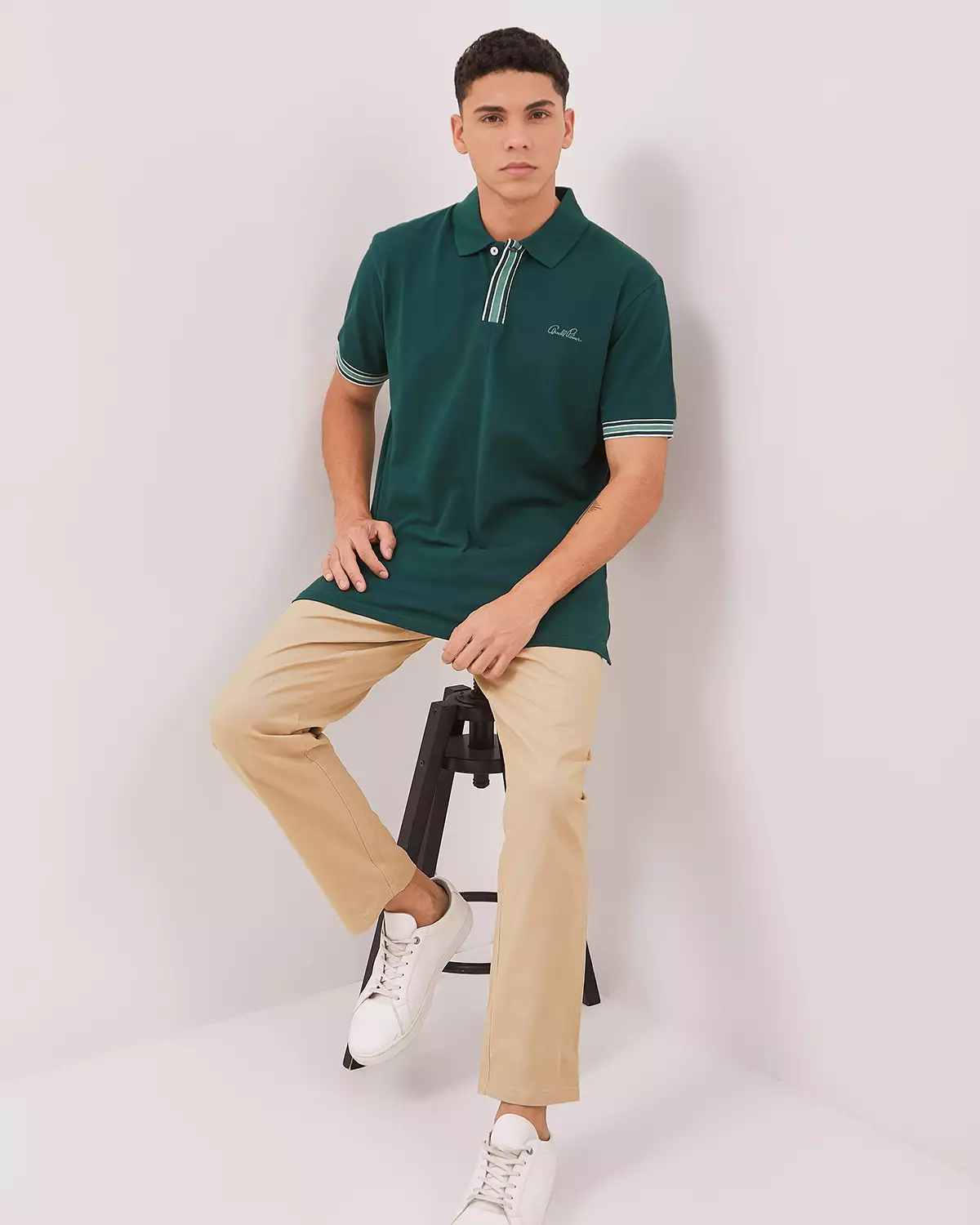 EMERALD GREEN POLOSHIRT FOR MEN