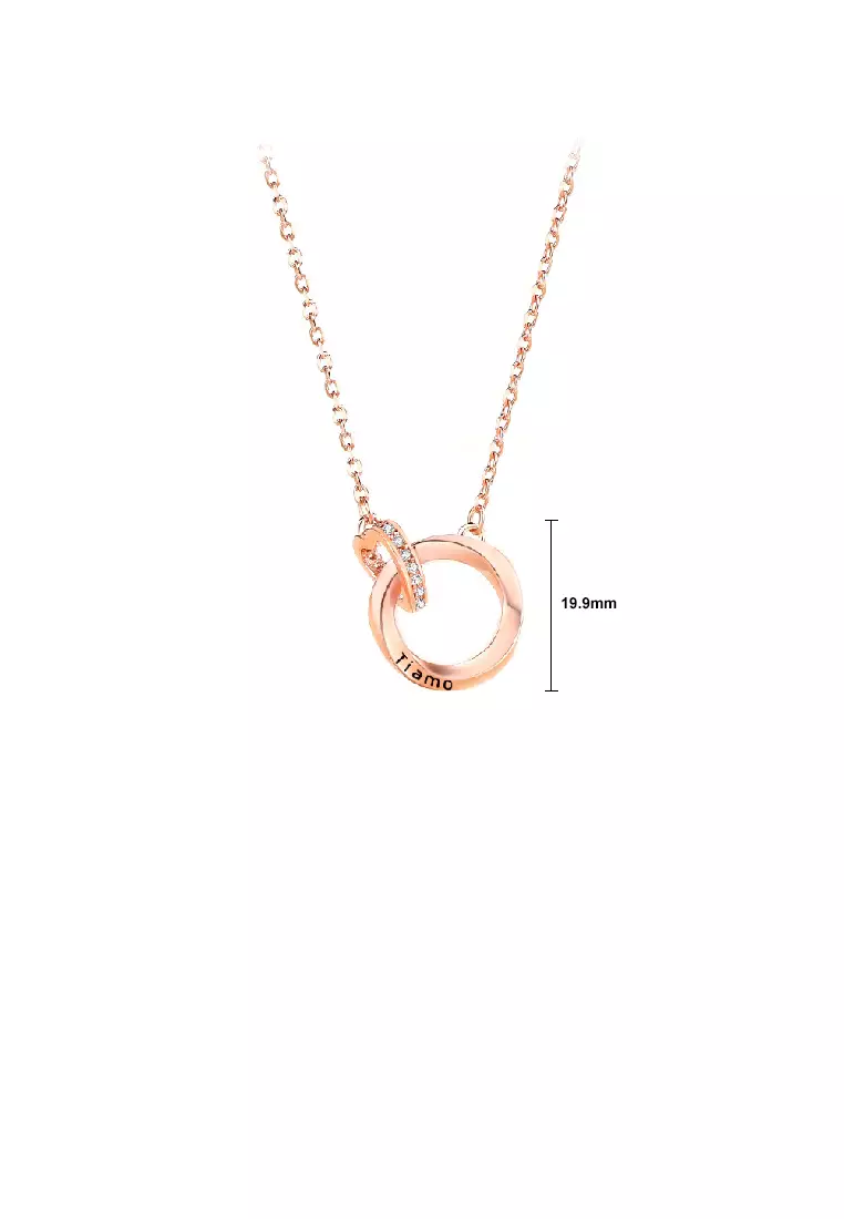 Buy Mooclife 925 Sterling Silver Plated Rose Gold Fashion Romantic
